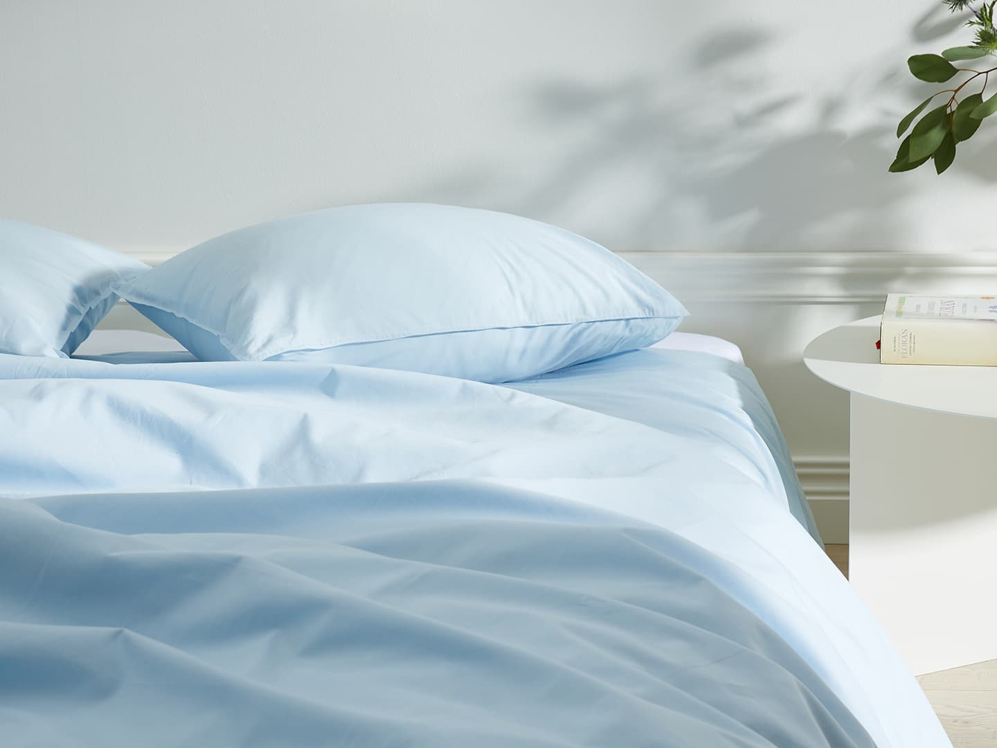 Pillowcase Nejd Percale - Ice Blue