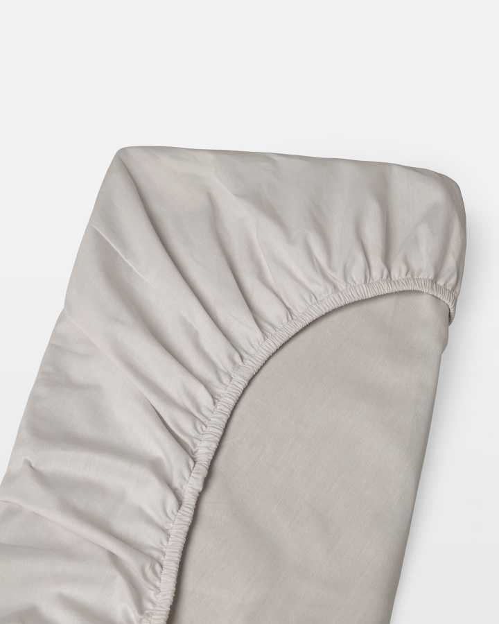 Fitted Sheet Nejd - Khaki Grey in the group Bedding / Fitted Sheets at A L V A (1188)