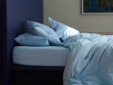Fitted Sheet Nejd - Ice Blue