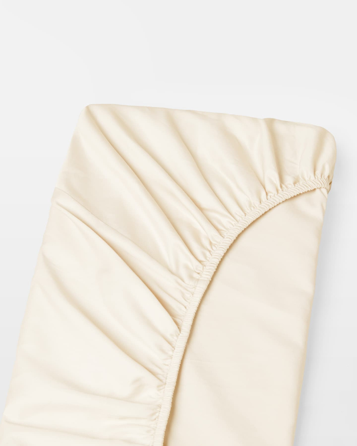 Fitted Sheet Lind - Raw Cotton in the group Bedding / Flat Sheets at A L V A (1193)