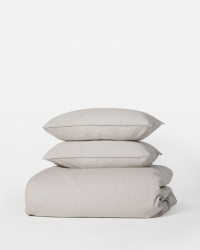 Duvet Cover Nejd - Khaki Grey Duvet Cover Nejd - Khaki Grey