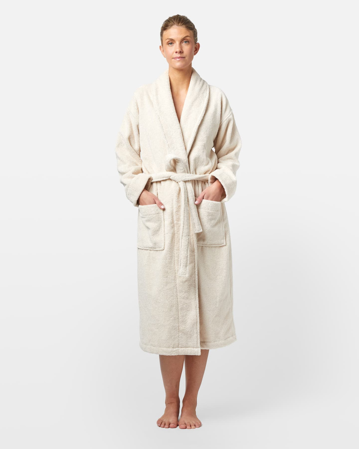 Bath Robe Essens - Seashell Beige in the group Bath Robes at A L V A (1199)