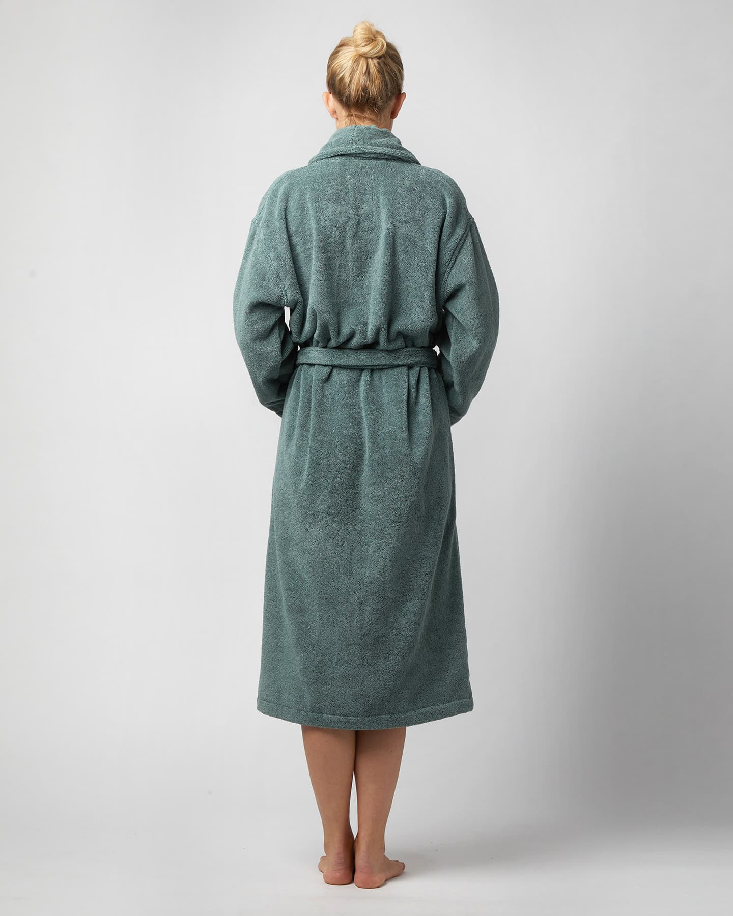 Bath Robe Essens - Washed Bottle Green