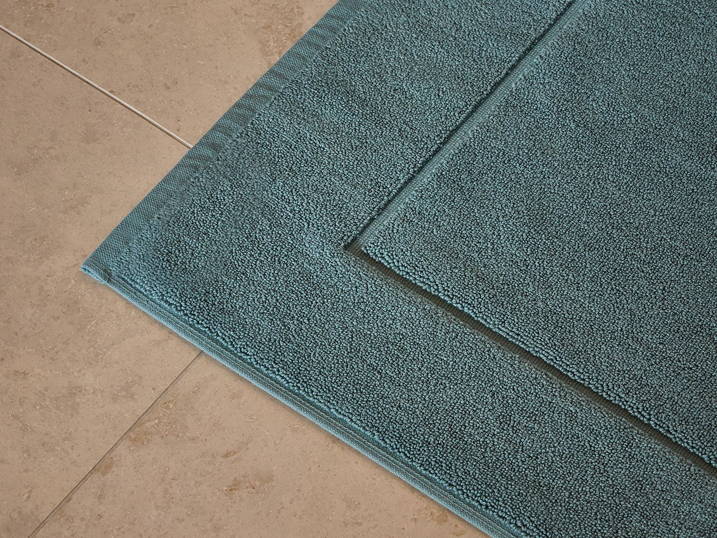 Bath Mat Essens - Washed Bottle Green 
