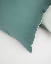 Pillowcase Tvenne - Washed Bottle Green / Misty Green Pillowcase Tvenne - Washed Bottle Green / Misty Green