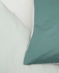 Pillowcase Tvenne - Washed Bottle Green / Misty Green Pillowcase Tvenne - Washed Bottle Green / Misty Green