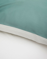 Pillowcase Tvenne - Washed Bottle Green / Misty Green Pillowcase Tvenne - Washed Bottle Green / Misty Green