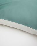 Pillowcase Tvenne - Washed Bottle Green / Misty Green