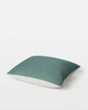 Pillowcase Tvenne - Washed Bottle Green / Misty Green
