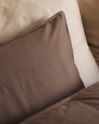 Duvet Cover Nejd - Deep Taupe Duvet Cover Nejd - Deep Taupe