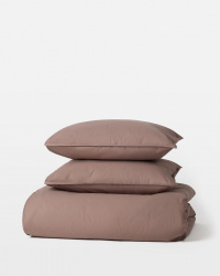 Duvet Cover Nejd - Deep Taupe Duvet Cover Nejd - Deep Taupe
