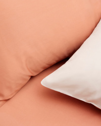 Pillowcase Tvenne - Pink Terracotta / Seashell Beige Pillowcase Tvenne - Pink Terracotta / Seashell Beige