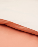 Pillowcase Tvenne - Pink Terracotta / Seashell Beige