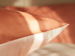 Pillowcase Tvenne - Pink Terracotta / Seashell Beige Pillowcase Tvenne - Pink Terracotta / Seashell Beige