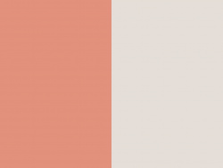 Pillowcase Tvenne - Pink Terracotta / Seashell Beige