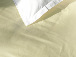 Fitted Sheet Lind - Lemonade Yellow Fitted Sheet Lind - Lemonade Yellow