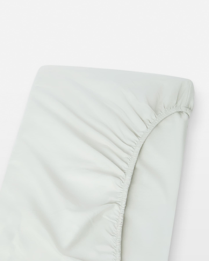 Fitted Sheet Lind - Misty Green in the group Bedding / Fitted Sheets at A L V A (1242)