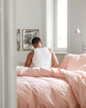 Flat Sheet Lind - Cherry Blossom Pink