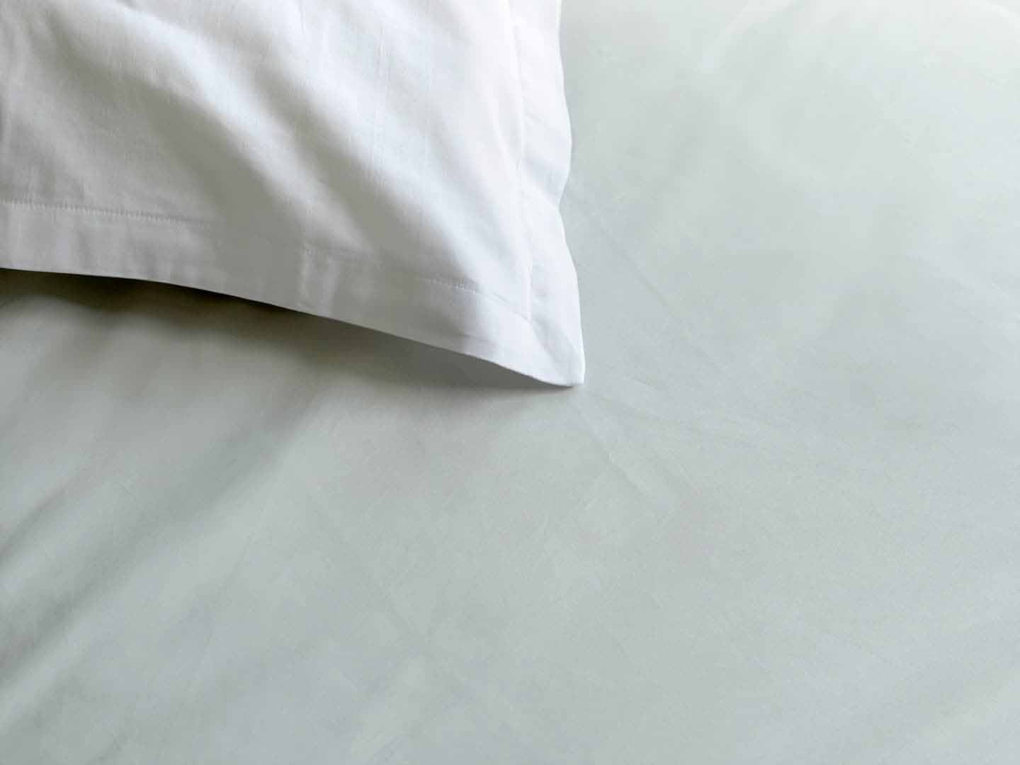 Flat Sheet Lind - Misty Green