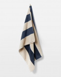 Beach Towel Vinda - Seashell Beige / Midnight Blue