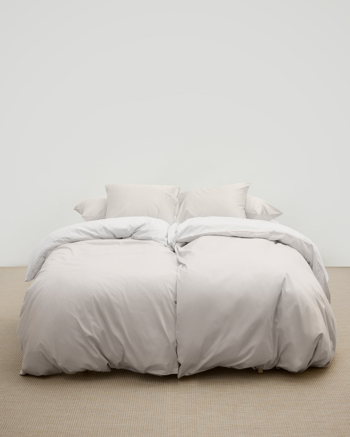 Duvet Cover Tvenne - Concrete Grey / Cloud White in the group Bedding / Duvet Covers at A L V A (1248)