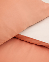 Duvet Cover Tvenne - Pink Terracotta / Seashell Beige Duvet Cover Tvenne - Pink Terracotta / Seashell Beige