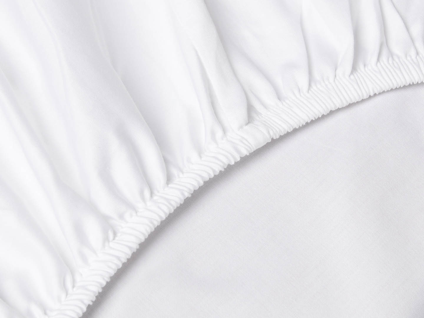 Fitted Sheet Nejd Percale - Cloud White