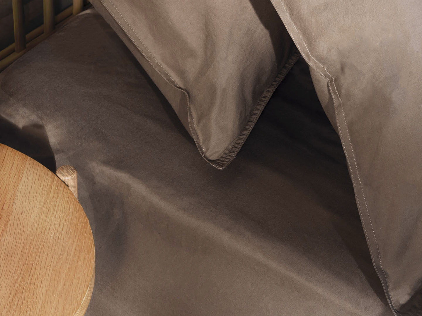 Fitted Sheet Nejd - Deep Taupe