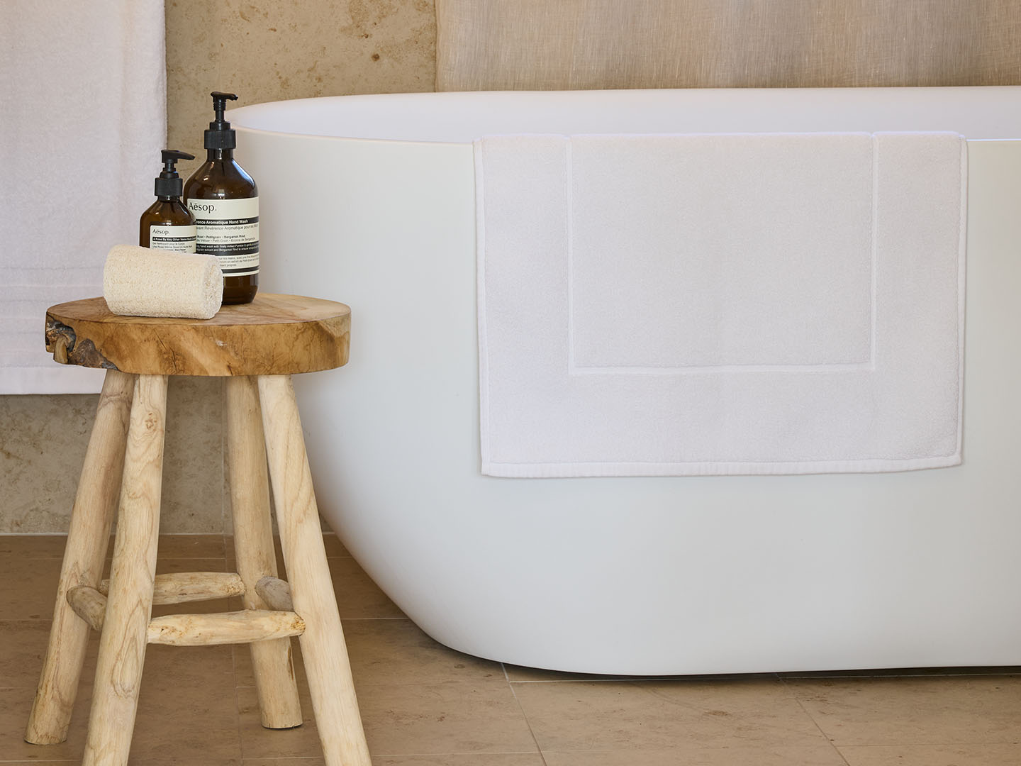 Bath Mat Essens - Cloud White