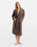 Bath Robe Vindel - Deep Taupe