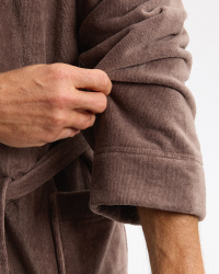 Bath Robe Vindel - Deep Taupe Bath Robe Vindel - Deep Taupe