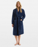 Bath Robe Vindel - Midnight Blue