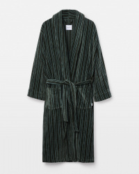 Bath Robe Vindel - Forest Green & Washed Bottle Green Bath Robe Vindel - Forest Green & Washed Bottle Green