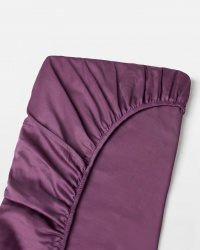 Fitted Sheet Lind - Autumn Plum Fitted Sheet Lind - Autumn Plum