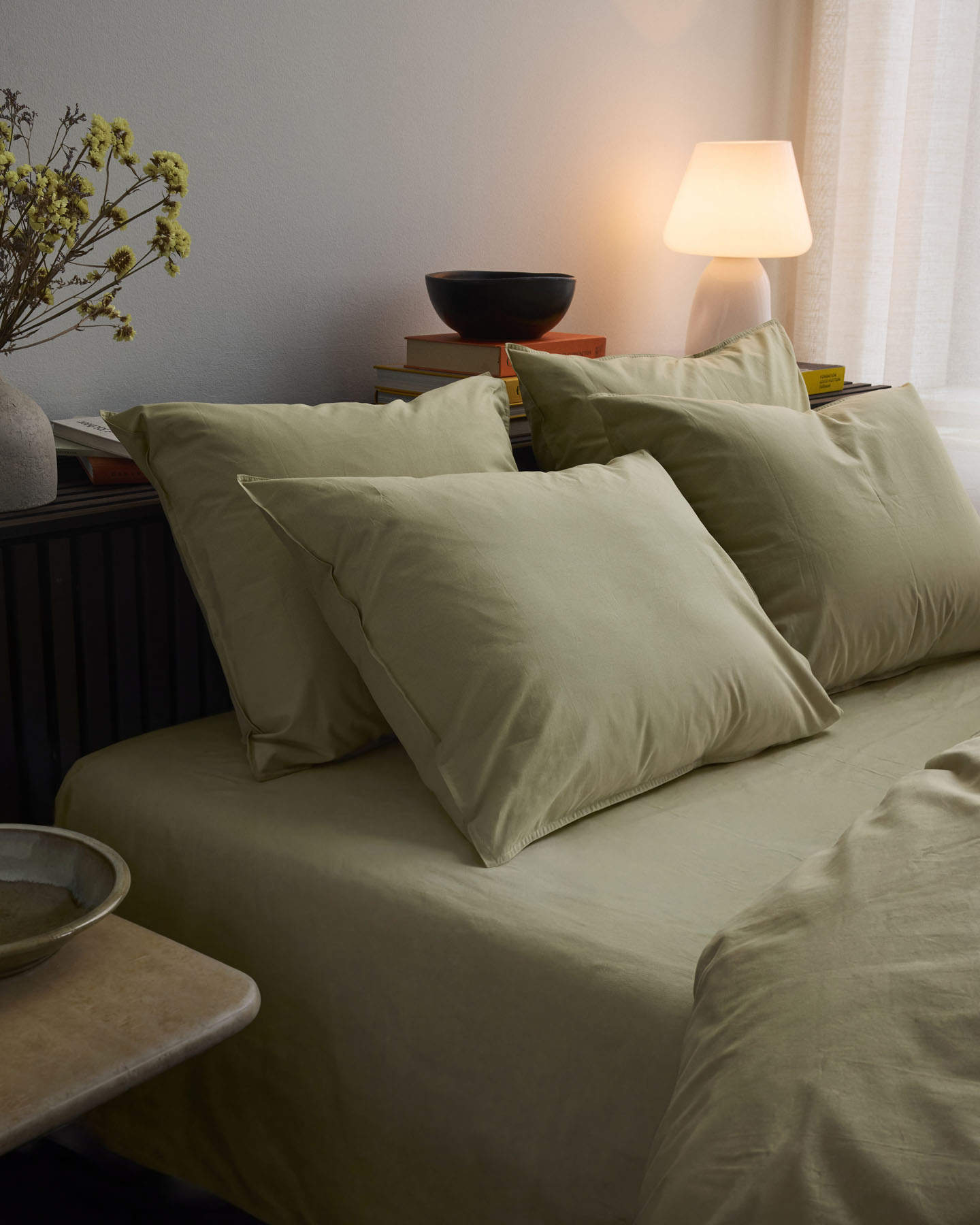 Fitted Sheet Nejd - Meadow Green