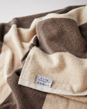 Beach Towel Vinda - Seashell Beige / Deep Taupe