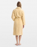 Bath Robe Vindel - Honey Yellow / Seashell Beige