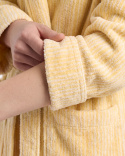 Bath Robe Vindel - Honey Yellow / Seashell Beige