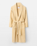 Bath Robe Vindel - Honey Yellow / Seashell Beige