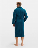 Bath Robe Vindel - Petrol Blue / Midnight Blue