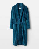 Bath Robe Vindel - Petrol Blue / Midnight Blue